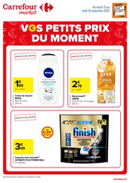 Prospectus Carrefour Market, "VOS PETITS PRIX DU MOMENT" à Torigni-sur-Viré et alentours, 2 pages, 23/09/2025 - 29/09/2025 Catalogue Carrefour Market "VOS PETITS PRIX DU MOMENT" à Torigni-sur-Viré et alentours, 2 pages, 23/09/2025 - 29/09/2025