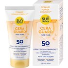Sonnenfluid Gesicht cera guard face fluid, LSF 50 im dm-drogerie markt Prospekt Sonnenfluid Gesicht cera guard face fluid, LSF 50 von SUNDANCE im aktuellen dm-drogerie markt Prospekt für 5,25 €