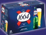 Bière Blonde - 1664 en promo chez Intermarché Super La Rochelle à 7,52 €