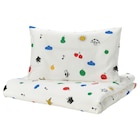 Bettwäsche-Set f Babybett, 2-teilig bunt Angebote von GRÖNFINK bei IKEA Soest für 6,39 €