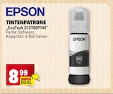 Aktuelles Tintenpatrone EcoTank C13T00P140 Angebot bei E center in Wiesbaden ab 8,99 €