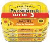 Sardines - PARMENTIER en promo chez Super U Dunkerque à 8,40 €