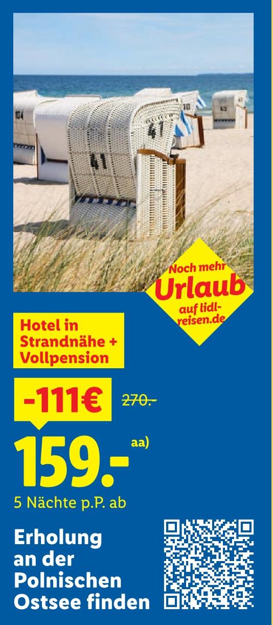 Hotel in Strandnähe + Vollpension