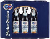 Hell, Kellerbier oder Radler Angebote von Hacker Pschorr bei REWE Friedberg für 12,99 €