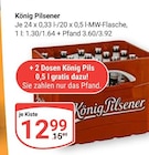 König Pilsener im Angebot bei GLOBUS in Erftstadt König Pilsener Angebote von König Pilsener bei GLOBUS Erftstadt für 12,99 €