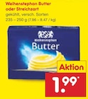 Butter oder Streichzart Angebote von Weihenstephan bei Netto Marken-Discount Salzgitter für 1,99 €