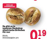 Aktuelles Ofenfrische Brötchen Angebot bei EDEKA in Offenbach (Main) ab 0,19 €