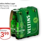 Aktuelle Veltins Angebote bei GLOBUS in Braunschweig Aktuelles Helles Lager Angebot bei GLOBUS in Braunschweig ab 3,99 €