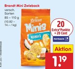 Mini Zwieback im Netto Marken-Discount Prospekt Mini Zwieback von Brandt im aktuellen Netto Marken-Discount Prospekt für 1,19 €