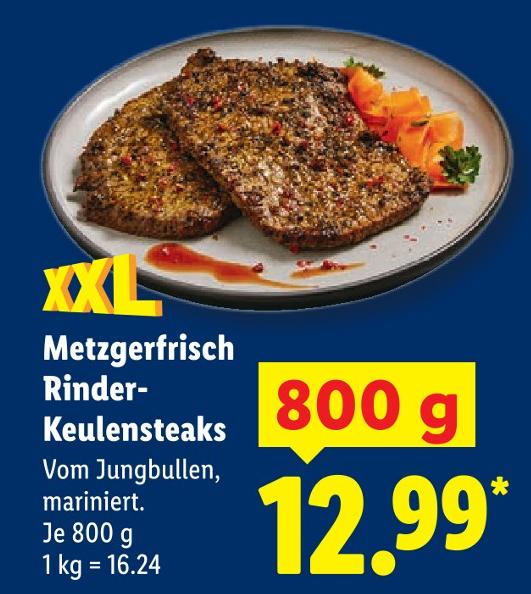Rinder-Keulensteaks