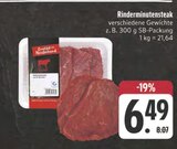 Rinderminutensteak im Angebot bei E center in Hof Rinderminutensteak Angebote bei E center Hof für 6,49 €