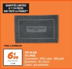 Tapis de bain - Ted Lapidus en promo chez Netto Toulouse à 6,99 €