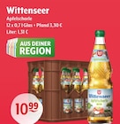 Getränke Hoffmann Harrislee - Apfelschorle Angebot im Prospekt Apfelschorle bei Getränke Hoffmann im Harrislee Prospekt für 10,99 €