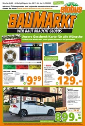 Globus-Baumarkt Prospekt "WER BAUT BRAUCHT GLOBUS" für Schweinfurt, 18 Seiten, 27.11.2022 - 03.12.2022