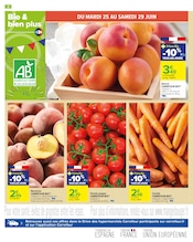 Fruits Et Légumes Angebote im Prospekt "SEMONS AUJOURD'HUI LE BIO DE DEMAIN" von Carrefour auf Seite 4