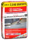 Mortier colle flex multi supports 25 + 2,5 kg en promo chez Brico Dépôt Mortier colle flex multi supports 25 + 2,5 kg dans le catalogue Brico Dépôt
