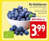 Bio-Heidelbeeren im Angebot bei EDEKA in Landshut Bio-Heidelbeeren Angebote bei EDEKA Landshut für 3,99 €