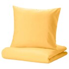 Bettwäsche-Set, 3-teilig gelb 240x220/80x80 cm Angebote von NATTSVÄRMARE bei IKEA Kerpen für 27,99 €