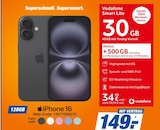 Aktuelles iPhone 16 Angebot bei expert TeVi in Nürnberg ab 149,00 €