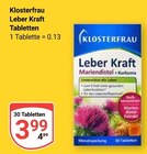 Leber Kraft Tabletten im Angebot bei GLOBUS in Rostock Leber Kraft Tabletten Angebote von Klosterfrau bei GLOBUS Rostock für 3,99 €