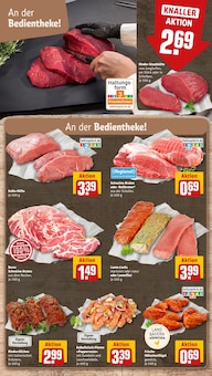 Fleisch im REWE Prospekt "Dein Markt" mit 28 Seiten (Bremen)