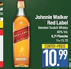 Red Label im Angebot bei E center in Dachau Red Label Angebote von Johnnie Walker bei E center Dachau für 10,99 €