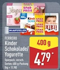 Kinder Schokolade/Yogurette im Angebot bei ALDI Nord in Erfurt Kinder Schokolade/Yogurette Angebote von Ferrero bei ALDI Nord Erfurt für 4,79 €