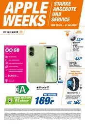expert Prospekt für Meppen mit 2 Seiten expert Prospekt für Meppen: "APPLE WEEKS", 2 Seiten, 20.05.2026 - 01.06.2026
