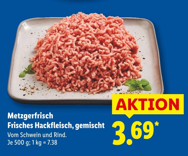 Metzgerfrisch Frisches Hackfleisch, gemischt