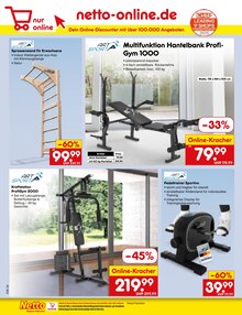 Hanteln im Netto Marken-Discount Prospekt "Aktuelle Angebote" mit 61 Seiten (Jena)