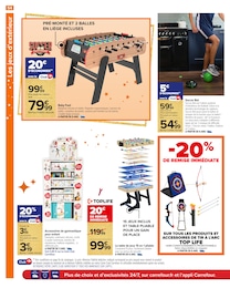 Prix et réduction Baby-Foot dans le prospectus Carrefour en cours Offre Baby-Foot dans le catalogue Carrefour du moment à la page 54