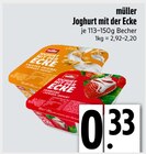 Joghurt mit der Ecke von müller im aktuellen EDEKA Prospekt für 0,33 €