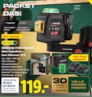 Akku-Kreuzlinienlaser Starterset 20 V von PARKSIDE PERFORMANCE für 119,00 € bei Lidl im Angebot Akku-Kreuzlinienlaser Starterset 20 V von PARKSIDE PERFORMANCE im aktuellen Lidl Prospekt
