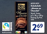 Schokolade Mousse au Chocolat von Moser Roth im aktuellen ALDI SÜD Prospekt für 2,69 €