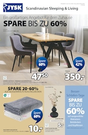 Aktueller JYSK Prospekt mit Schlafzimmer, "Ein großartiges Angebot für dein Zuhause - SPARE BIS ZU 60%", Seite 1