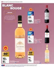 Promos Sauternes dans le catalogue "CAVE : VINS, ALCOOLS ET SPIRITUEUX" de Carrefour Market à la page 8 Promos Sauternes dans le catalogue "CAVE : VINS, ALCOOLS ET SPIRITUEUX" de Carrefour Market à la page 8