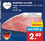 Steakhüfte vom Kalb Angebote bei Netto Marken-Discount Kiel für 2,49 €