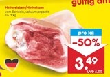 Hintereisbein/Hinterhaxe im Netto Marken-Discount Prospekt Hintereisbein/Hinterhaxe von im aktuellen Netto Marken-Discount Prospekt für 3,49 €