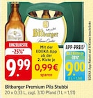 Aktuelle Bitburger Angebote bei E center in Bensheim Aktuelles Premium Pils Stubbi Angebot bei E center in Bensheim ab 0,99 €