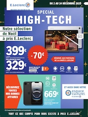 Prospectus E.Leclerc à Tressaint, "SPECIAL HIGH TECH", 16 pages de promos valables du 02/12/2025 au 24/12/2025