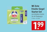 Aktuelles WC-Ente Frische-Siegel Starter-Set Angebot bei famila Nordost in Lübeck ab 1,99 €