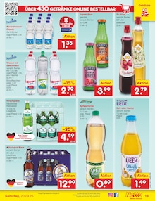 Mineralwasser im Netto Marken-Discount Prospekt "Aktuelle Angebote" mit 60 Seiten (Stuttgart)