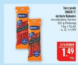 Aktuelle Mettwurst Angebote bei Marktkauf in Nürnberg Aktuelles SNACK !T exclusiv Kabanos Angebot bei Marktkauf in Nürnberg ab 1,49 €