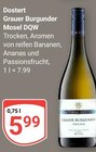 Grauer Burgunder Mosel DQW Angebote von Dostert bei GLOBUS Neunkirchen für 5,99 €