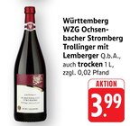 Württemberg WZG Ochsenbacher Stromberg Trollinger mit Lemberger bei E center im Prospekt "" für 3,99 €