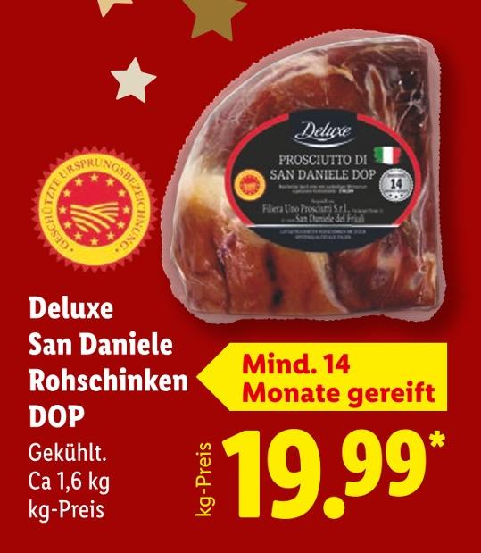 San Daniele Rohschinken DOP