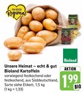 Unsere Heimat – echt & gut Bioland Kartoffeln bei EDEKA im Waldkirch Prospekt für 1,99 €
