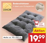 Aktuelle Sitzmöbel Angebote bei Netto Marken-Discount in Hamburg Aktuelles Bodensitzkissen Angebot bei Netto Marken-Discount in Hamburg ab 19,99 €