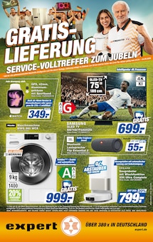 Fernseher im expert Prospekt "Top Angebote" mit 8 Seiten (Remscheid)
