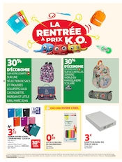 Promos Sac dans le catalogue "La rentrée à prix K.O." de Auchan Hypermarché Sac en promo dans le catalogue Auchan Hypermarché à la page 28
